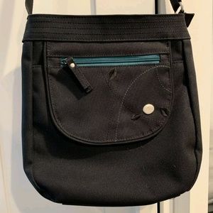 Haiku jaunt black juniper crossbody RFID bag *SOLD